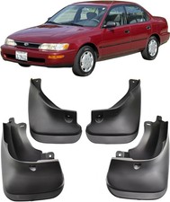 New Full Set Splash Guards Mud Flaps For 1993-1997 Toyota Corolla Sedan E100 New Full Set Splash Guards Mud Flaps For 1993-1997 Toyota Corolla Sedan E100