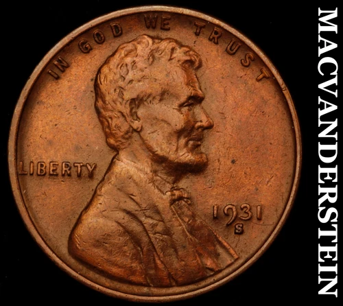1931-S Lincoln Wheat Cent- Key Date  Extra Fine  No Reserve  #i4861