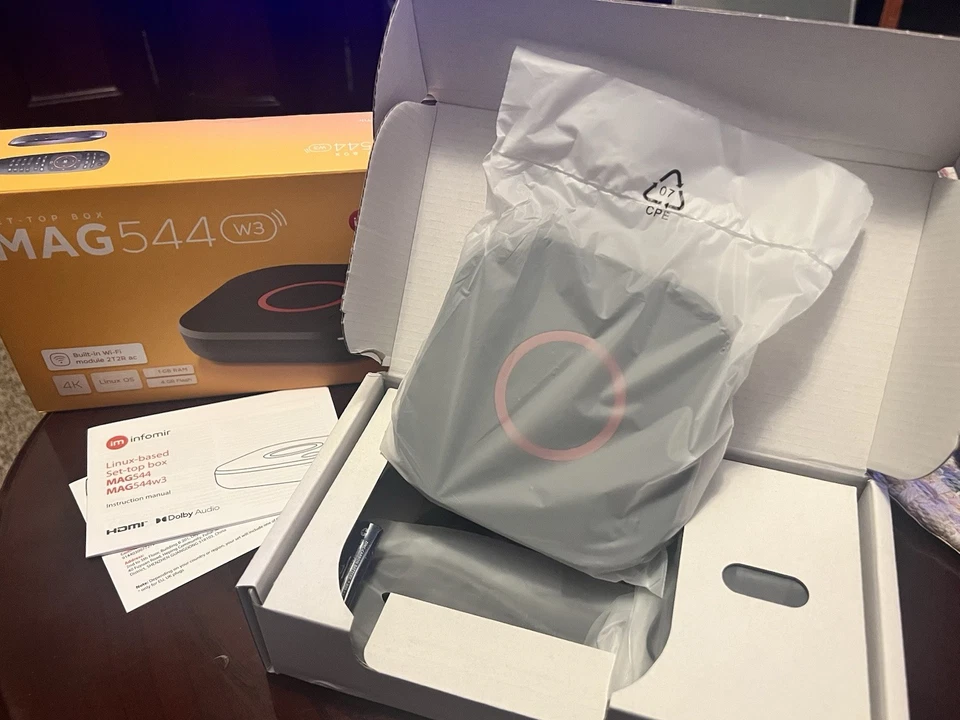 Infomir Original MAG 544 W3 4K Set Top Box Multimedia Player Internet TV - Image 4 of 4