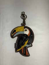 Chala Toucan Collection Key Fob Chain Change Coin Purse Leather Bag Charm Chala Toucan Collection Key Fob Chain Change Coin Purse Leather Bag Charm