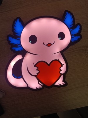 Axolotl lampe , Super cute , usb anschluss , Nachtlicht