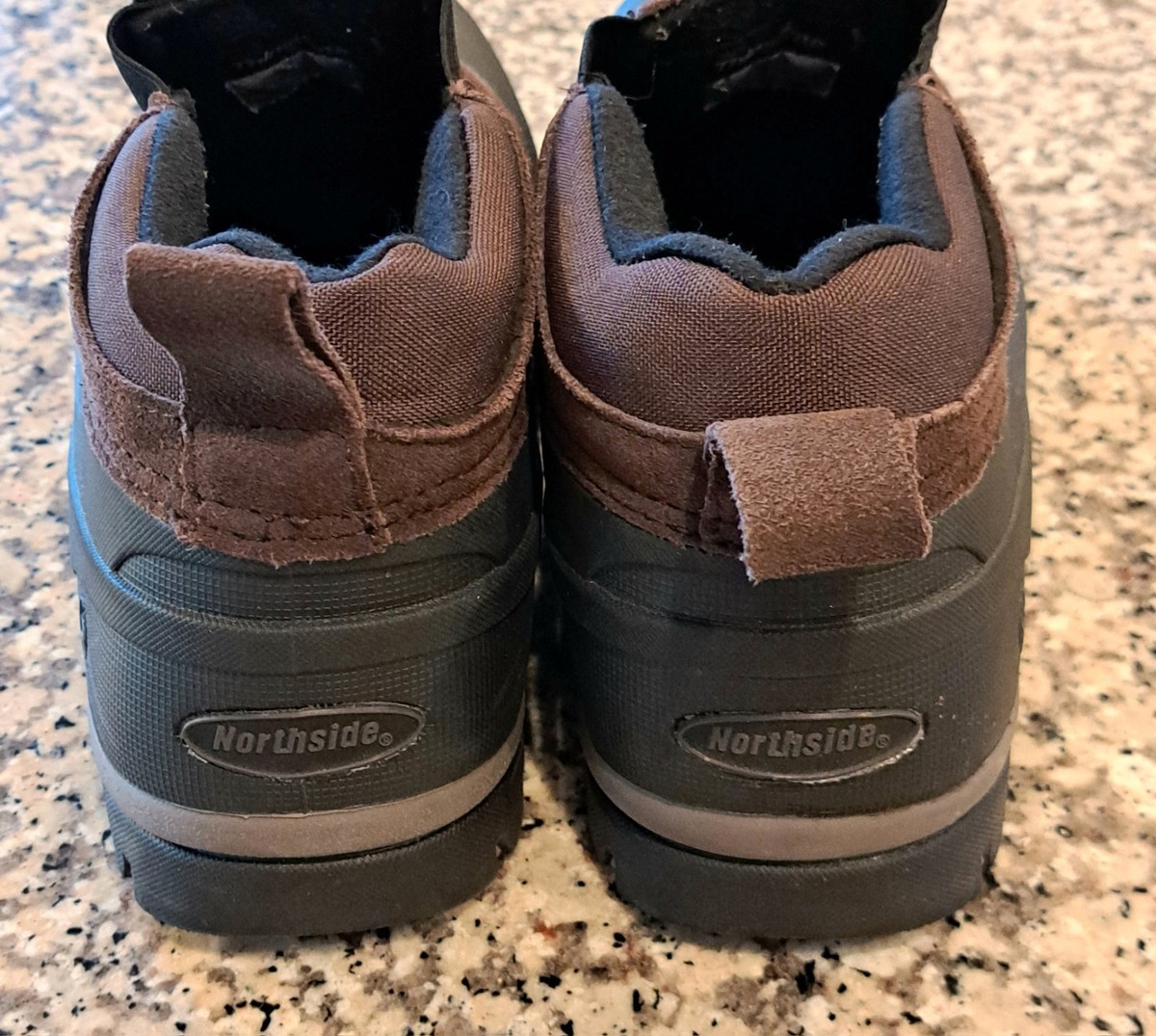 Northside Dawson Polar Men Size 10 Chocolate Suede Insulated 