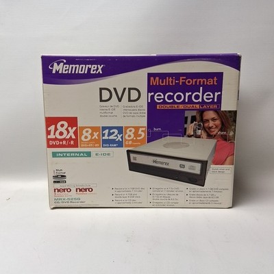 Memorex Multi-Format DVD Recorder Double Layer MRX-525G CD/DVD Recorder 