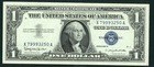 $1 1957 (( AU )) Silver Certificate Note ** CURRENCY (2nd of 2 consecutive) — photo 2