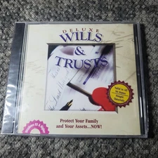 Deluxe Wills & Trusts CD Windows 95+ Estate Planning Legal Software