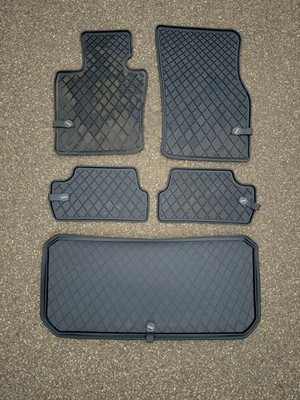 Mini Cooper F56 Rubber All Weather Floor Mats 2014-2024 Front & Rear & Cargo OEM