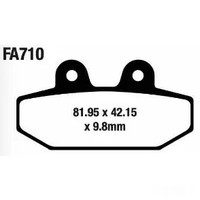 Bremsbelag Hinten EBC FA710V FüR Harley Flde 1745 Softail Deluxe ABS 2018-2020