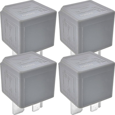 4-Pack F80B-14B192-AA Relay 70A 12VDC 4-Pin Automotive Power Relay - Replaces V2