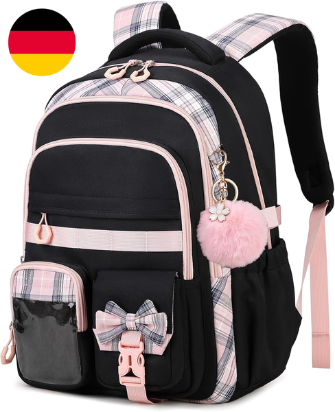Amythe Schulrucksack MäDchen Rucksack Kinder, Leichter Ergonomisch Schultasche F-image