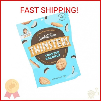 Thinsters Cookies, Toasted Coconut Cookie Thins, 4 oz Pack