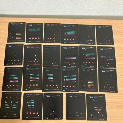 TAITO Space Invaders Mini Card Collectible Retro Item Vintage Authentic