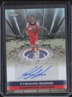 2025-26 Topps Chrome #TAU-KYG Kyshawn George Autograph Issue Veterans Refractor