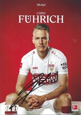 CHRIS FÜHRICH-DFB-VFB STUTTGART-AUTOGRAMMKARTE-RAR-NEU