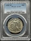 1947-D WALKING LIBERTY SILVER HALF DOLLAR PCGS AU50 04FC26