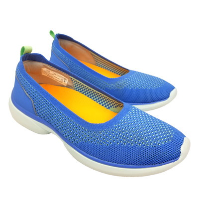 Vionic Kallie Blue Women s Size 7.5 Shoes Slip On Breathable Knit Sneakers