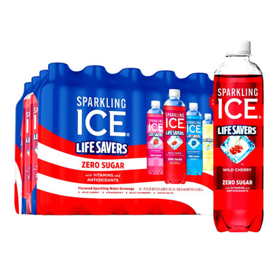   Sparkling Ice LIFE SAVERS Variety Pack 17 fl oz 24 Pack   FREE SHIPPING!!!!
