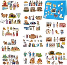 13 Pack Felt Board Bible Stories Set, Flannel Board Stories with A Felt Piece...