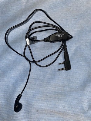 Kenwood KHS-26 Two-Way Radio Earphone Headset with Clip Microphone