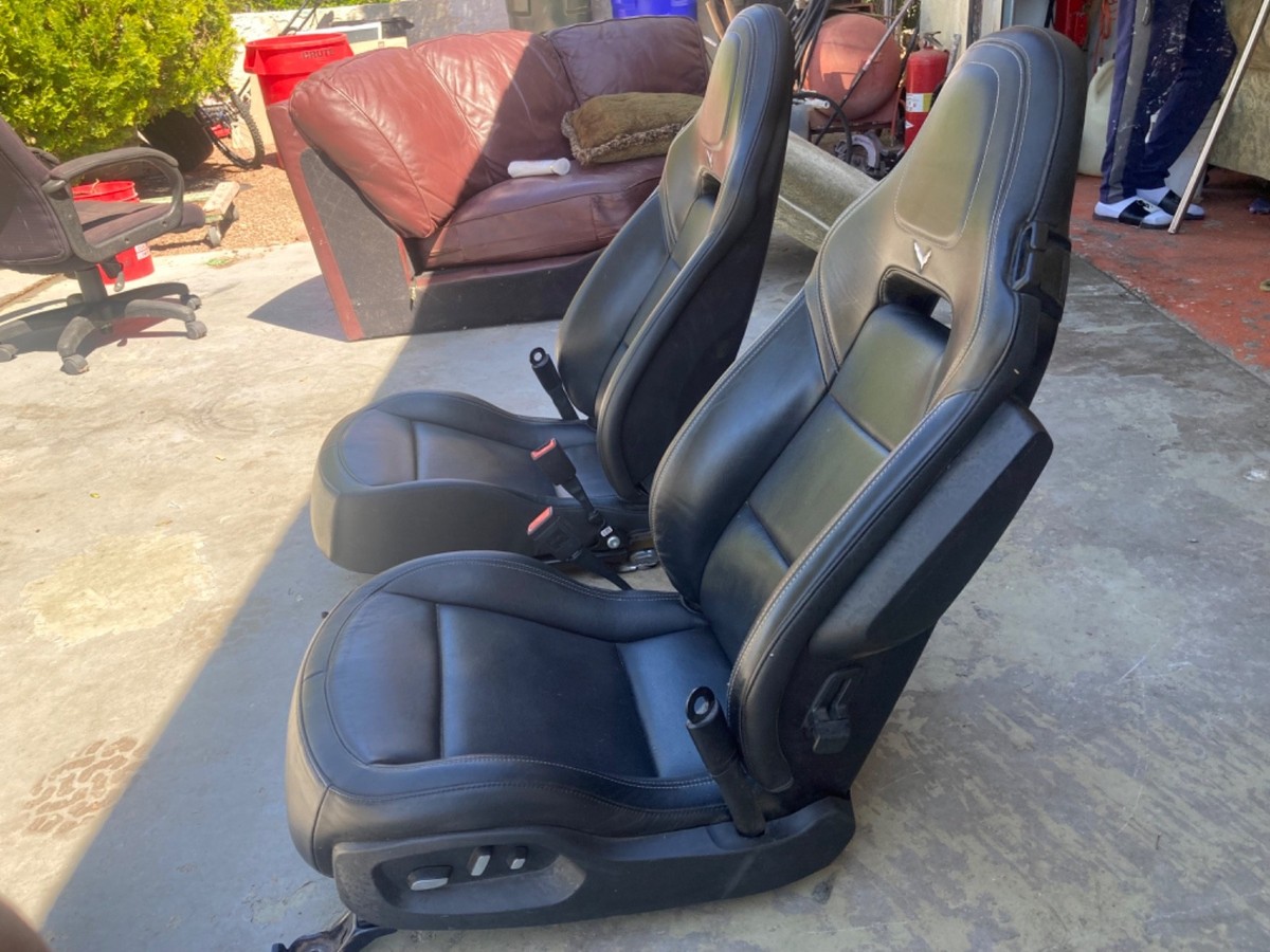 2014-2019 CHEVY CORVETTE C7 Z06 2LT SEAT SET DRIVER AND PASSANGER