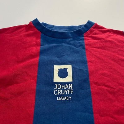 Johan Cruyff Legacy FC Barcelona シャツ 9番 FC Barcelona Johan Cruyff Legacy Shirt Size L Red Blue Striped #9