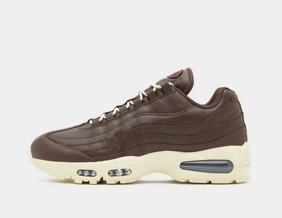 Nike Air Max 95 Leather Men's Shoes in Brown