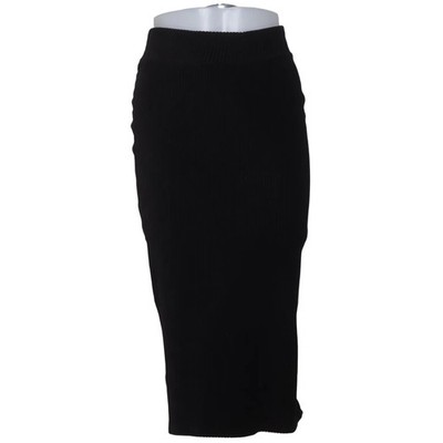 Bershka, Rock, Größe: L, Schwarz, Baumwolle/Elasthan/Polyester, Einfarbig #2ET