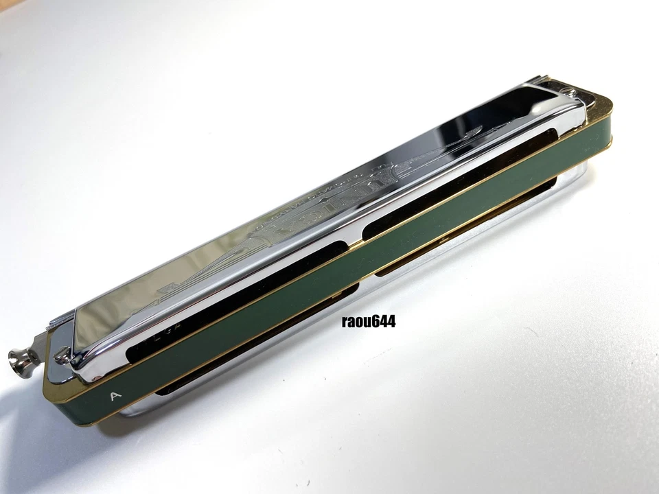 Tombo No.1244 G Key UNICA Chromatic Harmonica 22 Holes 44 Sounds - Image 4 of 4