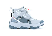 NUEVO Paladio Off-Grid Impermeable Bota Zapato Zapatilla EE. UU. 7 Gris Glaciar Blanco Tecnología