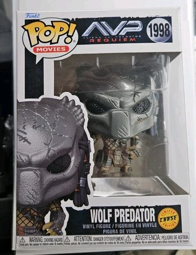 Funko Pop! Movies 1998 AVP Requiem Wolf Predator Chase Figure New HTF!