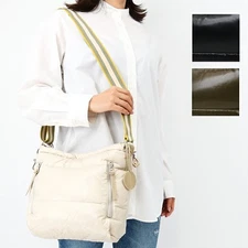 JACK GOMME MERIBEL 1661 Padding Bag Shoulder Bag Beige or Colvert