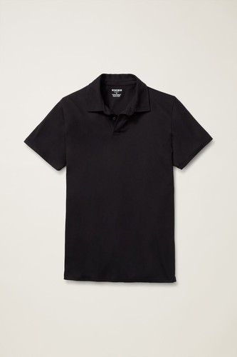 Bonobos Pima Performance Polo Slim Fit Jet Black Size Medium M