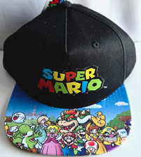 Super Mario Baseball Cap Youth Adjustable Snap Back Official Nintendo Product