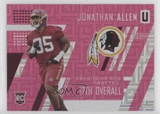 2017 Panini Unparalleled Class of Rookie Pink 108/299 Jonathan Allen #236 0f18