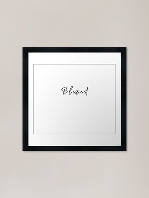 Blessed Framed Art Print Framed Wall Art Poster Canvas Print Picture