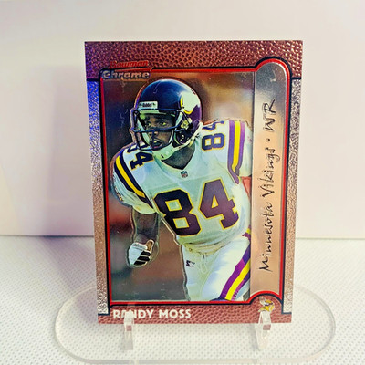 1998 Topps Bowman Chrome Card Football Texture Border #90 Minnesota Vikings