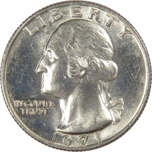 1971-P Washington Quarter — photo from the most recent tracked eBay sale