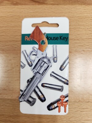 COWBOY GUN SHAPED KWIKSET KW1/KW10 KEYBLANK - READ DETAILS BELOW