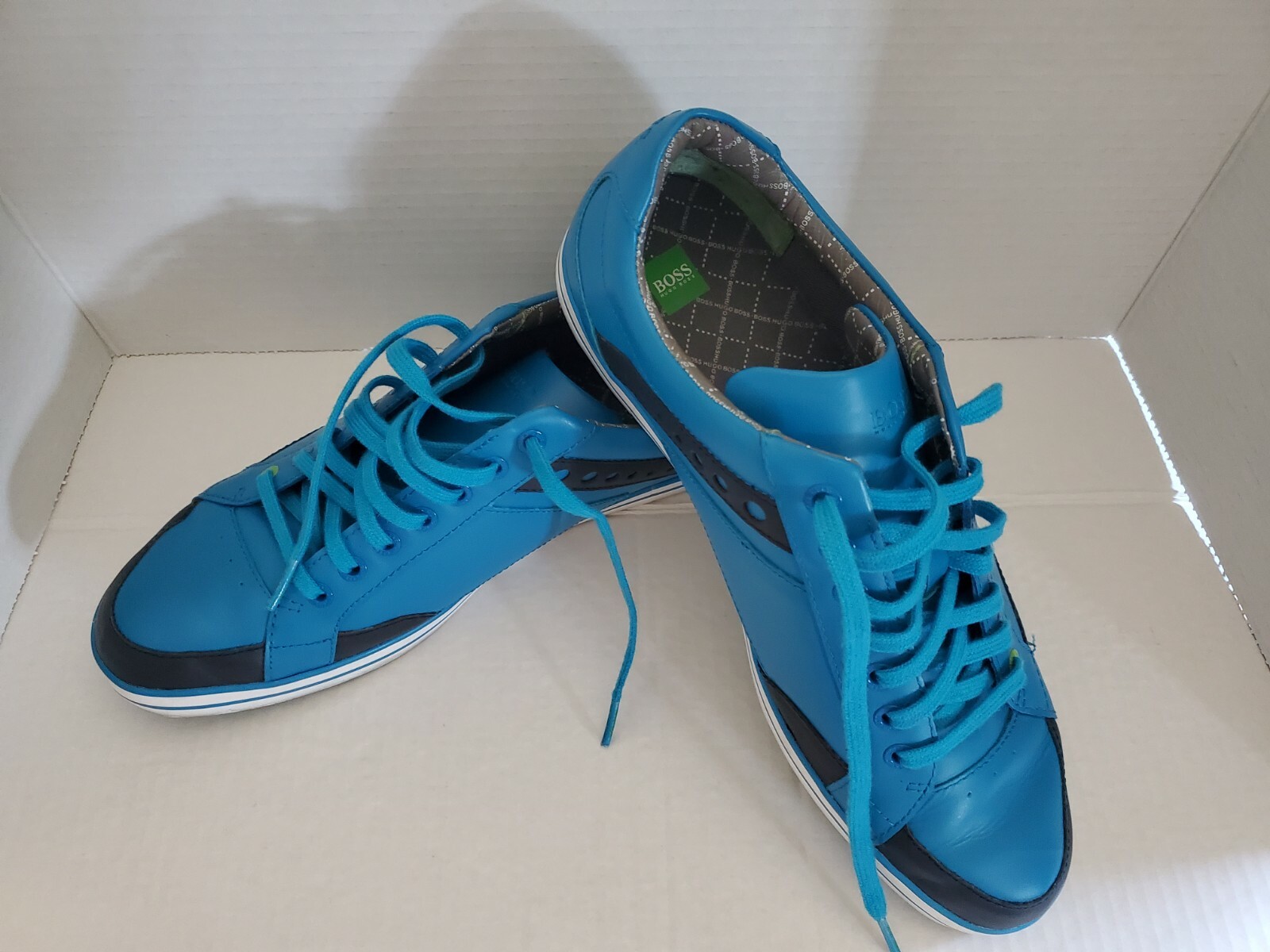 hugo boss blue sneakers