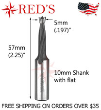 5mm X 57mm Right Carbide Line Boring Brad Point drill bit blum hinge CNC router