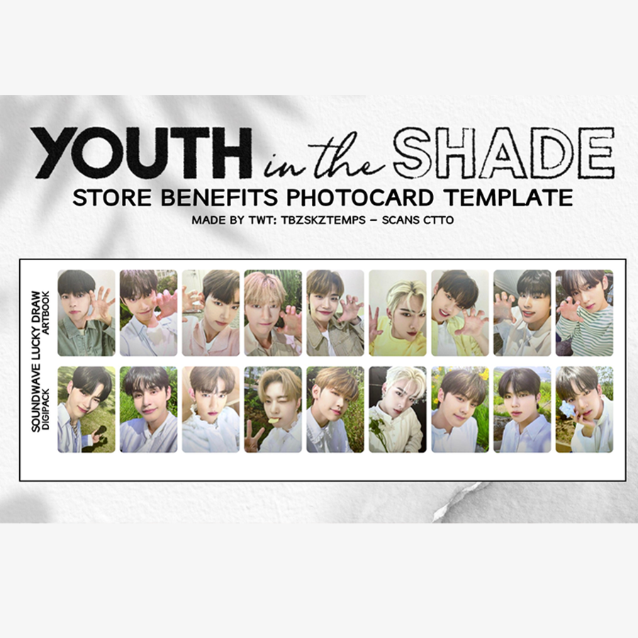 ZB1 ZEROBASEONE x Youth In The Shade SOUNDWAVE LD PHOTOCARD