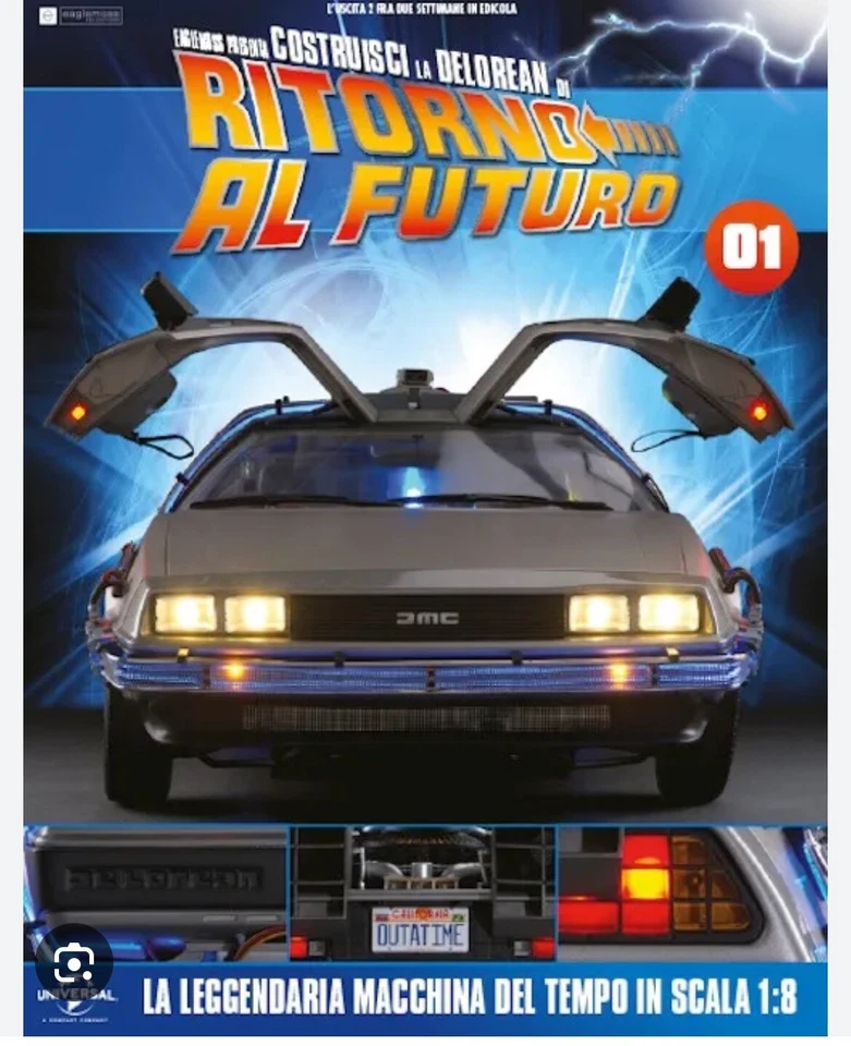 Collezione Completa Costruisci la tua Delorean Eaglemoss 1:8 back to the future - Immagine 4 di 4