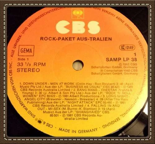 Various - Rock Aus-tralien LP Comp Smplr Vinyl Schallplatte 1 - Bild 3 von 3