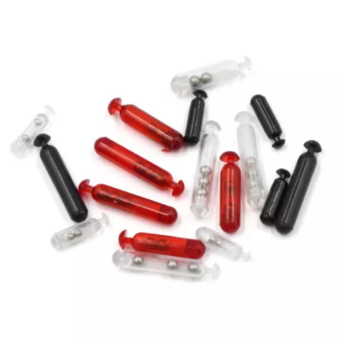 20Pcs Stainless Steel Ring Bead Fishing Rod Bait Bell-shaped Bait Fish Weight 