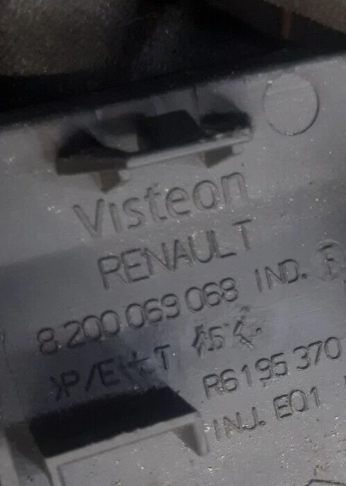 Interruptor de control de faros Renault Clio MK2 2003 8200069068 Foto 4 de 4