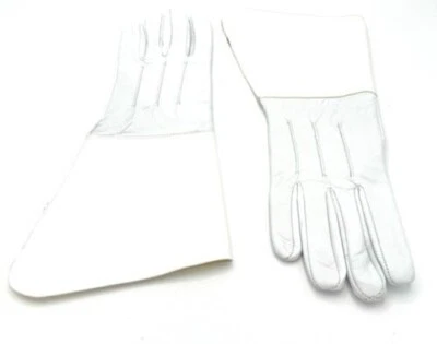 Gants Cuir Tambour Majors Gants Blanc R479 - Photo 1/3