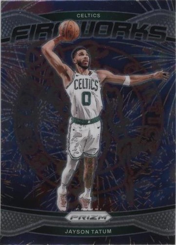 2024-25 Panini Select #110 Jayson Tatum Green White Purple Prizm