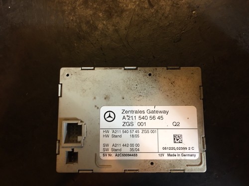 Steuergerät Zentrales Gateway Mercedes E-Klasse W 211   OE: A2115405645