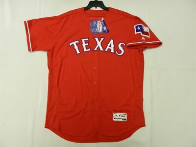 Majestic AUTHENTIC SIZE 48 XL TEXAS RANGERS FLEX BASE ON FIELD