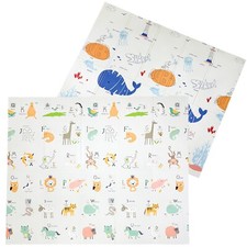 Children 2 Sided Activity Play Mat Educational Toy Sea Life Nursery Room Bedroom