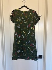 Ann Taylor Green Midi Dress Size 2